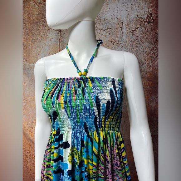 Tropical maxi dress NWT - Picture 2 of 8